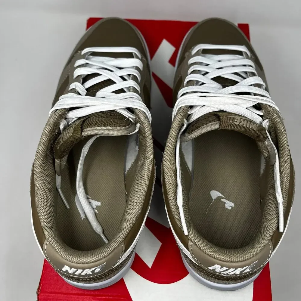 Nike Dunk Low Retro Khaki White-Hazel Rush Sneakers Mens Size 9 - Picture 5 of 8